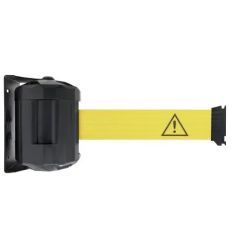 Viso Yellow Steel Retractable Barrier, 2m, Yellow Tape - RWX20DAN product image