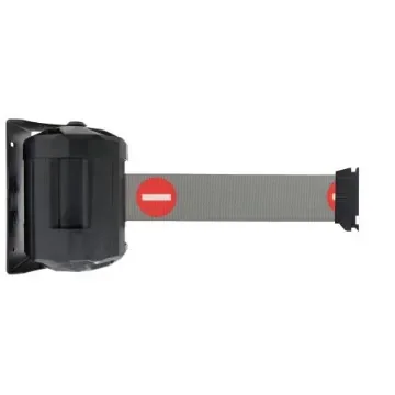 Viso Grey Steel Retractable Barrier, 2m, Grey Tape - RWX20ENT product image