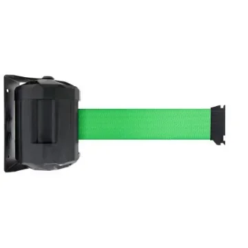 Viso Green Steel Retractable Barrier, 2m, Green Tape - RWX20VE product image