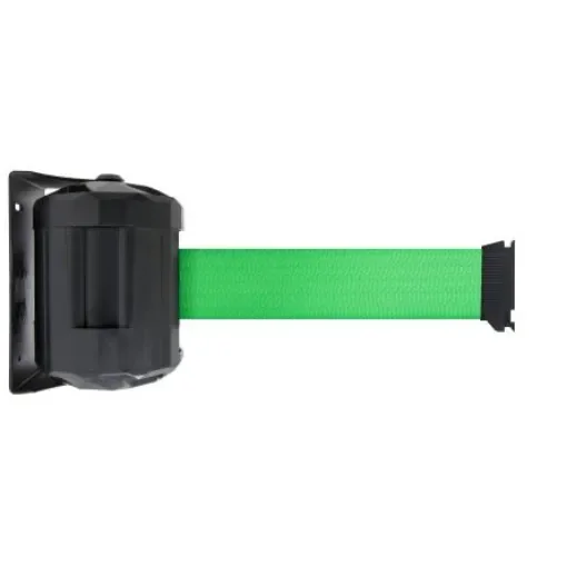 Viso Green Steel Retractable Barrier, 2m, Green Tape - RWX20VE product image