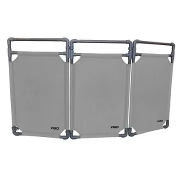 Viso Grey PVC Folding Barrier - TRAVO100GR product image