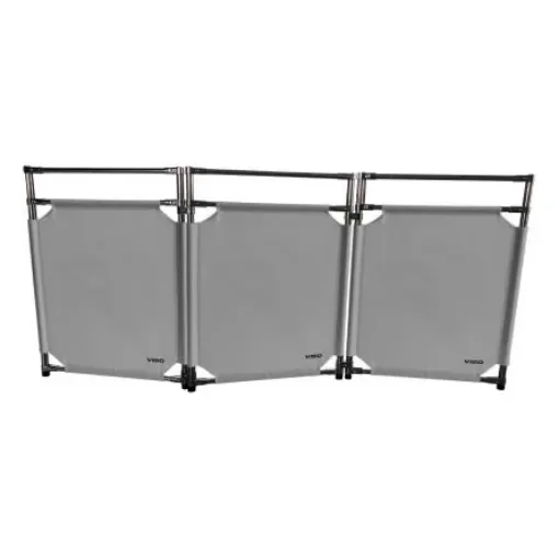 Viso Grey Stainless Steel Folding Barrier - TRAVO128GR product image