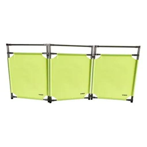 Viso Yellow Stainless Steel Folding Barrier - TRAVO128JA product image