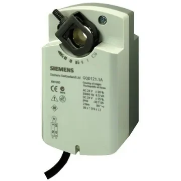 Siemens Open/Close Damper Actuator, 2Nm, 24 V ac/dc - BPZ:GQD121.1A product image