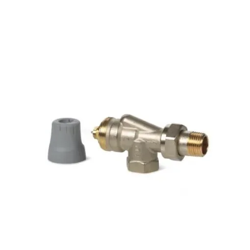 Siemens Brass 1/2 in R Male to 1/2 in Rp Female Thermostatic Radiator Valve - BPZ:VUN215 product image