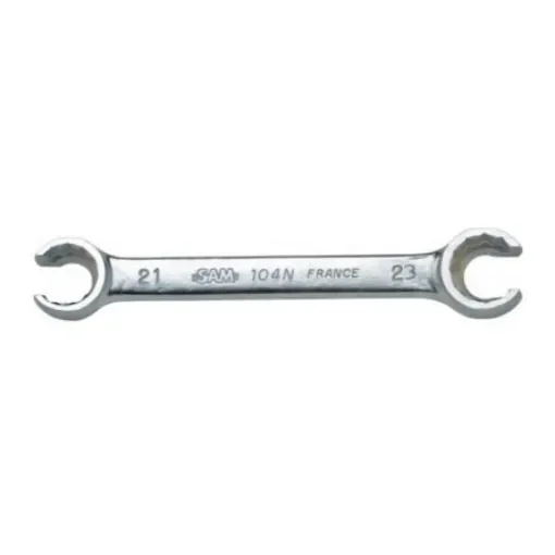 SAM Open-end Wrench, 185 mm Overall, 20 mm, 22 mm Jaw Capacity - 104-N-20X22 product image
