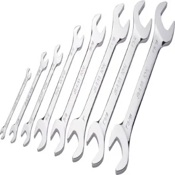 SAM 10N-JP8 Series 8-Piece Open Ended Spanner Set, 1/2 x 9/16 in, 1/4 x 5/16 in, 1 x1 1/16 in, 3/8 x 7/16 in, 7/8 x product image