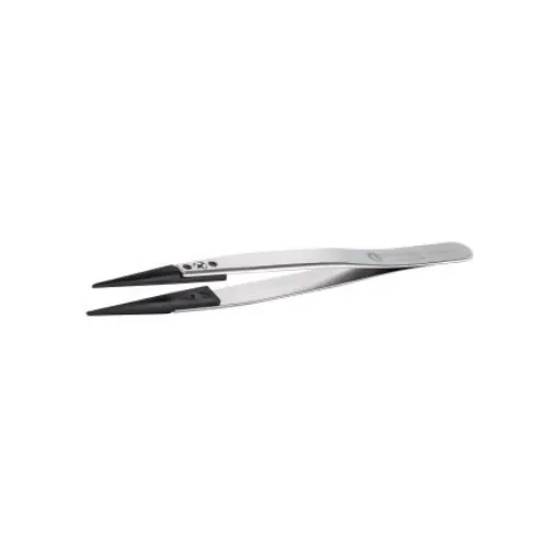 ideal-tek 130 mm, Stainless Steel, Straight, ESD Tweezers - 00SVR.SA.1 product image