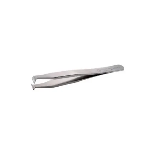 ideal-tek 115 mm, Carbon Steel, Angle, Tweezers - 15ASW.C.0 product image