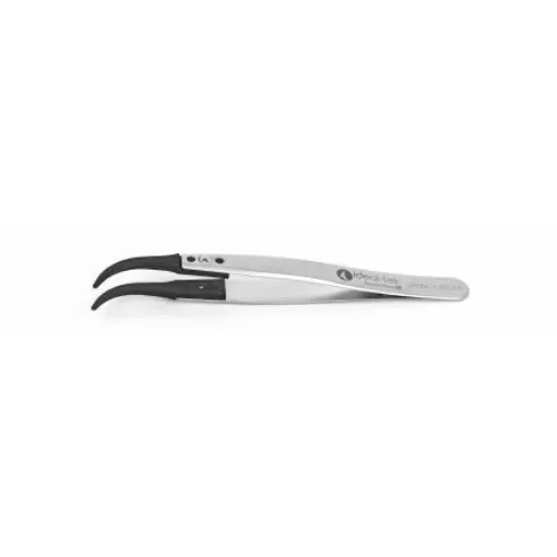 ideal-tek 115 mm, Stainless Steel, Curved, ESD Tweezers - 242BCCFR.SA.1 product image