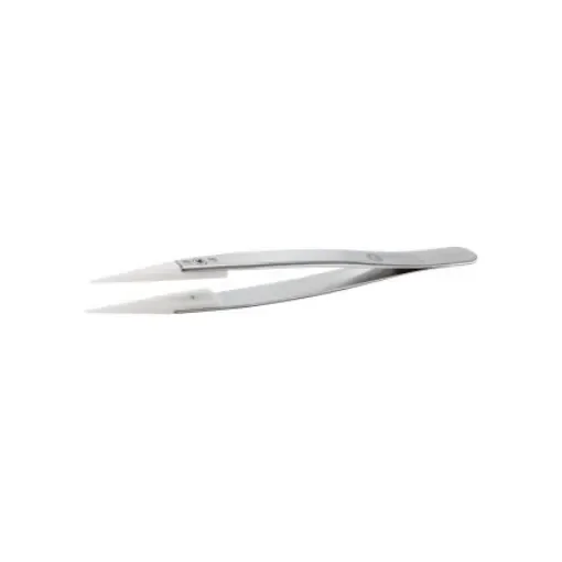 ideal-tek 130 mm, Stainless Steel, Straight, Tweezers - 259DGR.SA.1 product image