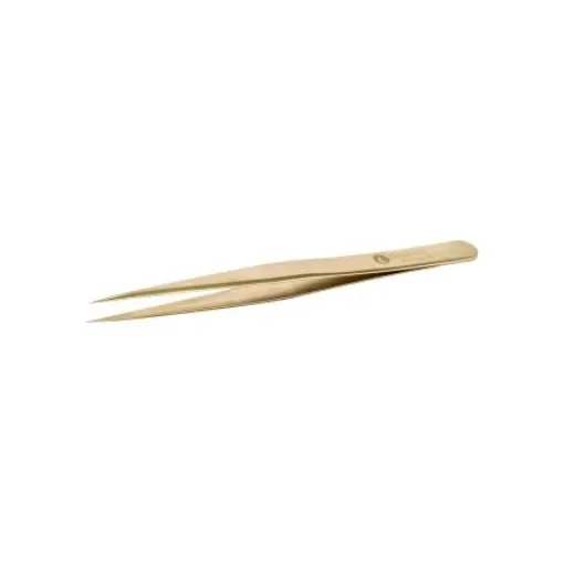 ideal-tek 130 mm, Brass, Straight, Tweezers - 27C.BR.0 product image