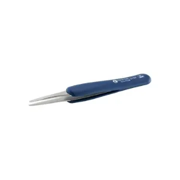 ideal-tek 125 mm, Stainless Steel, Straight, ESD Tweezers - 2A.SA.DR.0 product image