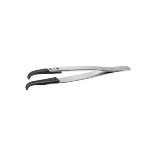 ideal-tek 130 mm, Stainless Steel, Curved, ESD Tweezers - 2ABSVR.SA.1 product image