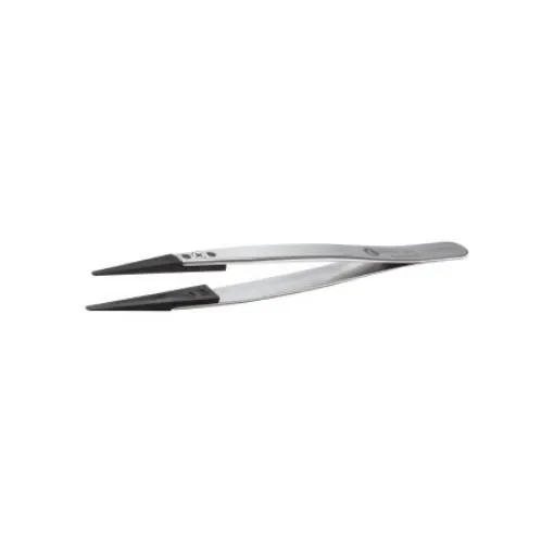ideal-tek 130 mm, Stainless Steel, Straight, ESD Tweezers - 2ASVR.SA.1 product image