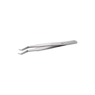 ideal-tek 120 mm, Stainless Steel, Bent, Tweezers - 2AZ.SA.0 product image