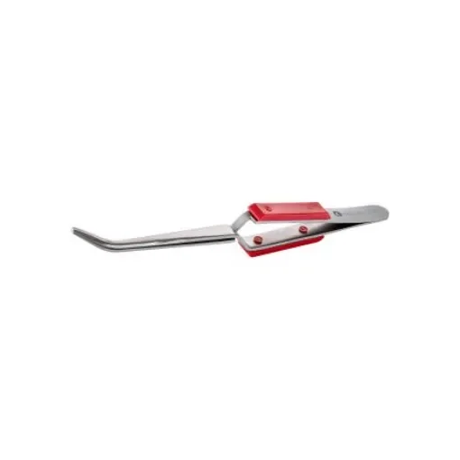 ideal-tek 160 mm, Stainless Steel, Bent, Tweezers - 30.SA.5 product image
