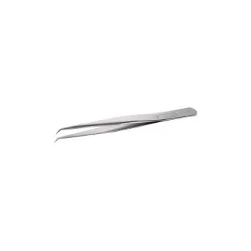 ideal-tek 110 mm, Stainless Steel, Bent, Tweezers - 3CB.SA.0 product image