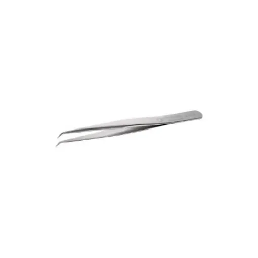 ideal-tek 110 mm, Stainless Steel, Bent, Tweezers - 3CB.SA.0 product image