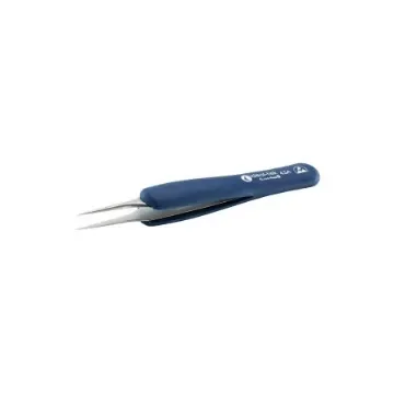 ideal-tek 115 mm, Stainless Steel, Straight, ESD Tweezers - 4.SA.DR.0 product image