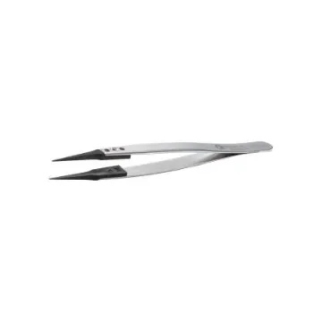 ideal-tek 130 mm, Stainless Steel, Straight, ESD Tweezers - 5SVR.SA.1 product image