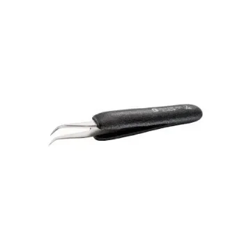 ideal-tek 125 mm, Stainless Steel, Curved, ESD Tweezers - 7.SA.DN.6 product image