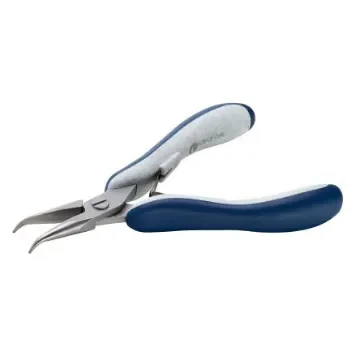 ideal-tek ES6023B.CR.BG Pliers, 140 mm Overall, Bent Tip, 30mm Jaw, ESD product image