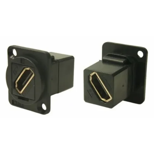 RS PRO 31 x 31 x 26 mm 2 Way Female to Female HDMI Connector 40 V ac - 282818 product image