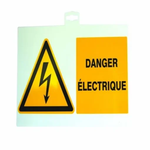 SAM Self-Adhesive Electrical Hazard Label (French) - 2862 product image