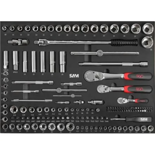 SAM 138 Piece Plumber Tool Kit Tool Kit with Modules - CP-138PM product image