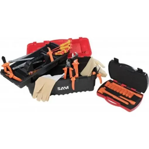 SAM 36 Piece Electrician's Maintenance Kit Tool Kit with Box, VDE Approved - CP-36ELEC product image