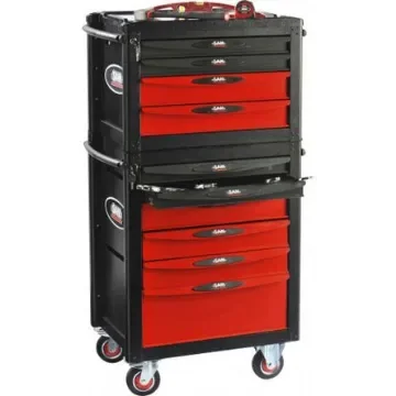 SAM 9 Drawer Sheet Metal Wheeled Tool Trolley - CP-549SV product image