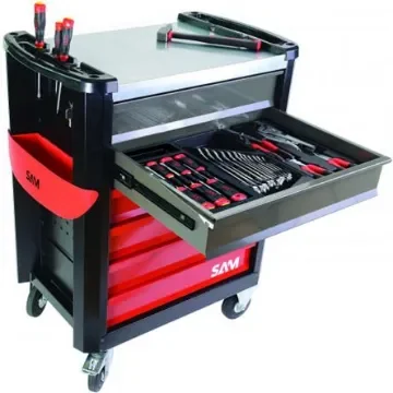 SAM 6 Drawer Foam Wheeled Tool Trolley - CPP-119MMS product image