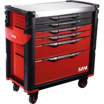 SAM 6 Drawer ABS Wheeled Roller Cabinet - CPP-202XL product image