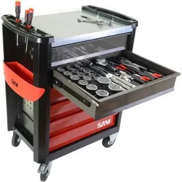 SAM 6 Drawer Foam Wheeled Tool Trolley - CPP-244MMS product image