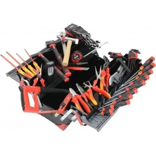 SAM 67 Piece Electrician's Maintenance Kit Tool Kit with Box, VDE Approved - CPP-67BOX product image