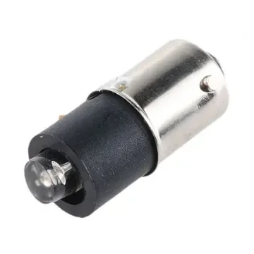 Marl Yellow LED Indicator Lamp, 110V dc, BA9s Base, 4.8mm Diameter, 1200mcd - 215-521-25-38 product image