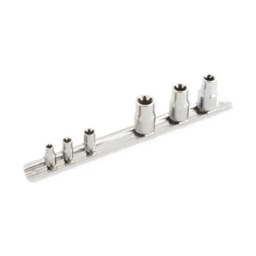 SAM 6-Piece Metric 1/2 in, 1/4 in Standard Socket Set, Torx Bit - RSTX-J6R product image