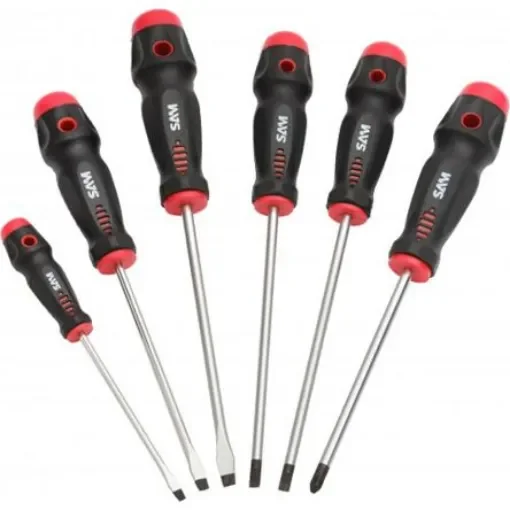 SAM Pozidriv, Slotted Screwdriver Set, 6-Piece - TA-J2 product image