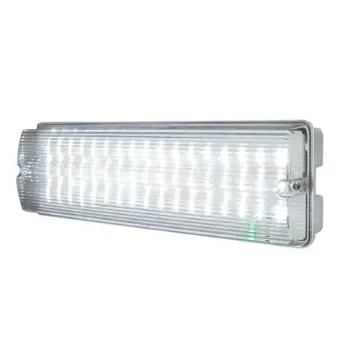 Knightsbridge Rectangular LED Bulkhead Light, 6 W, 230 V, , Lamp Supplied, IP65, EMLED1L product image
