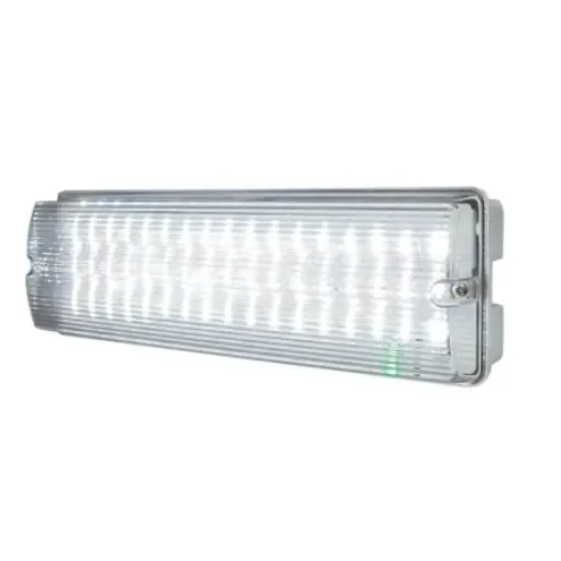 Knightsbridge Rectangular LED Bulkhead Light, 6 W, 230 V, , Lamp Supplied, IP65, EMLED1L product image
