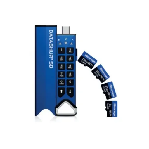 iStorage IS-FL-DSD USB 3.2 USB Stick - IS-FL-DSD-256-SP product image