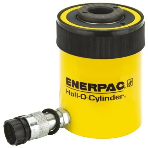 Enerpac Single, Portable Hollow Plunger Hydraulic Cylinders, RCH123, 12t, 76mm stroke product image