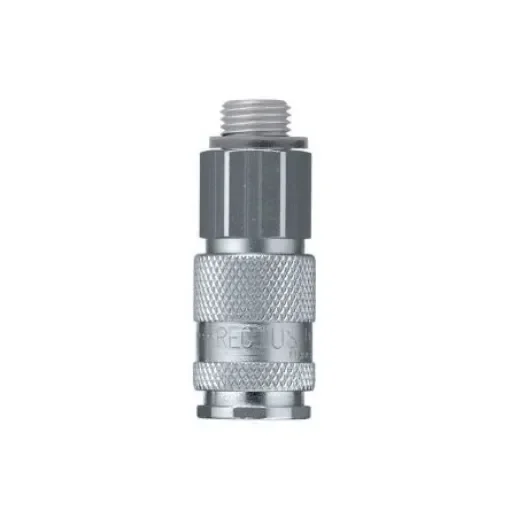 Legris Nickel Plated Brass Male Pneumatic Quick Connect Coupling, BSPP 3/8 in Male 23mm Male Thread - 18KAAW17MPN product image