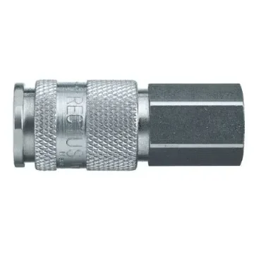 Legris Nickel Plated Brass Female Pneumatic Quick Connect Coupling, BSPP 1/8 in Female 23mm Female Thread - 18KAIW13MPN product image