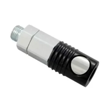 Legris Anodised Aluminium, Nickel Plated Brass Male Pneumatic Quick Connect Coupling, BSPP 3/8 in Male Male Thread - 18KPAW17APX product image