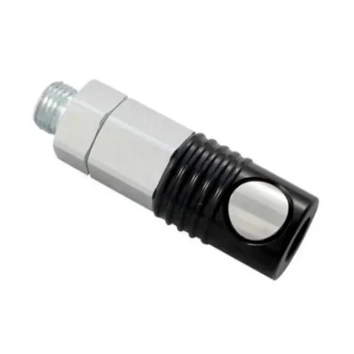 Legris Anodised Aluminium, Nickel Plated Brass Male Pneumatic Quick Connect Coupling, BSPP 3/8 in Male Male Thread - 18KPAW17APX product image