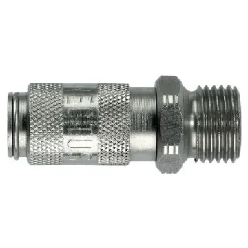 Legris Stainless Steel Male Pneumatic Quick Connect Coupling, 10mm Male Thread - 20KAAM05EVX product image