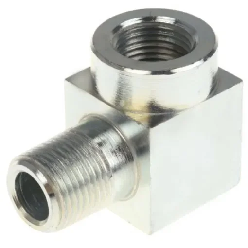 Enerpac Hydraulic Elbow Threaded Adapter, FZ1616, NPT 3/8 Female NPT 3/8 Male product image