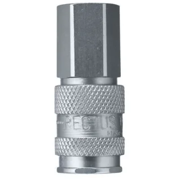 Legris Nickel Plated Brass Female Pneumatic Quick Connect Coupling, 1/2 in Female 23mm Female Thread - 23KAIW21MPN product image